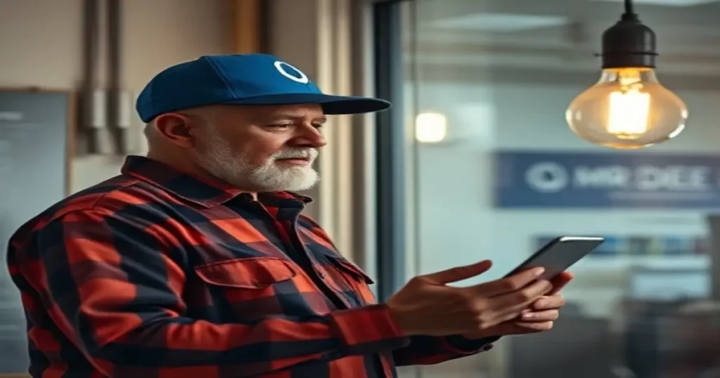 A business owner contacting Mr Dee’s Electric Service for electrical needs in Columbus, GA.