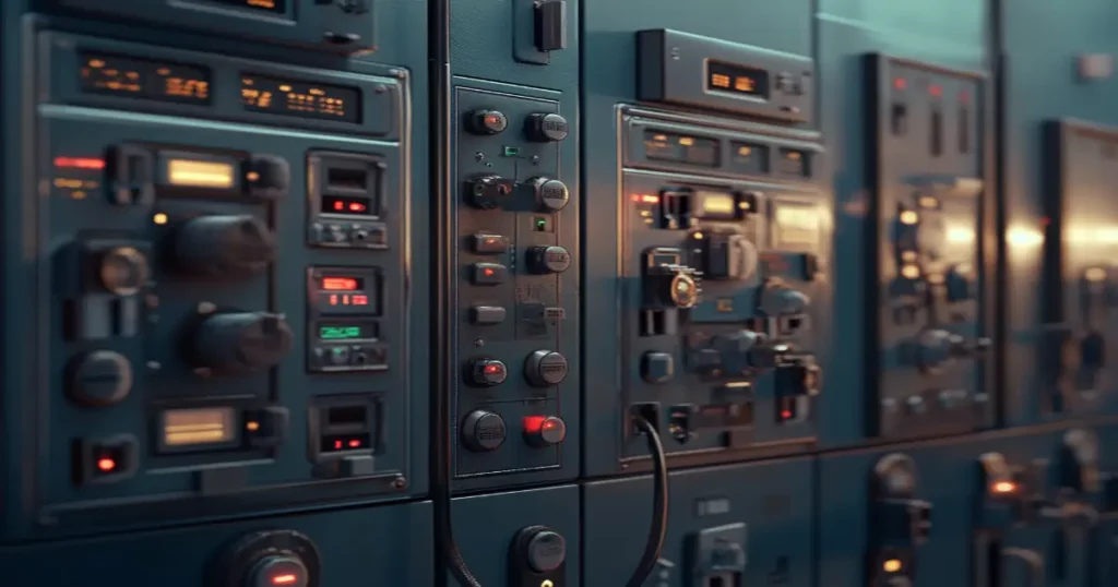 Close-up of a modern electrical panel installed by Mr Dee’s Electric Service.