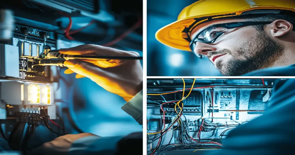 Montage of top electrician services in Moultrie GA