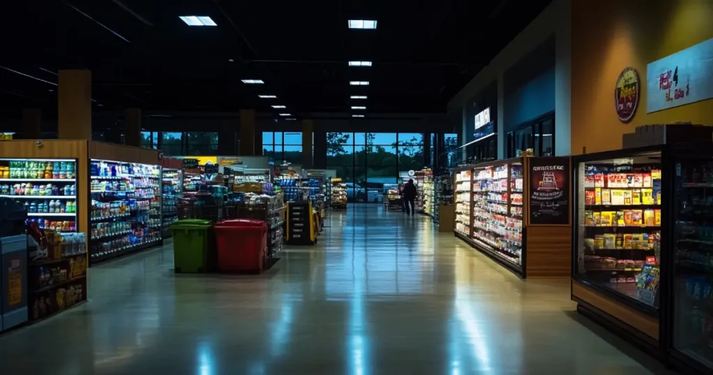 Busy store stays open thanks to backup generator